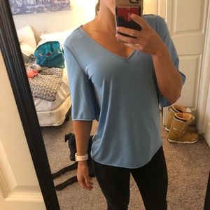 Premise Blue half sleeve blouse